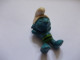 Figurine Schtroumpf / Smurf Liggend Met Groene Broek - Schtroumpfs