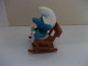 Figurine Schtroumpf / Smurf In Schommelstoel - Smurfen