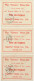 INDIA 1927/9 George V 1 Anna Brown (color Nuances), 3 Superb Used Stamped To Order Advertising Envelopes Of The Imperial - 1911-35 King George V