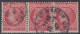 Cèrès De Mazelin  1F Rouge Y.et.T.  676   Bande De 3    Oblitérés    Scan Recto-verso   Année 1947 - 1945-47 Ceres De Mazelin