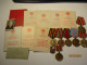 CURIOSITY RUSSIA WW II SET OF MEDALS TO ONE MAN FOR BOTH MILITARY AND LABOUR MERITS , 19-4 - Russia