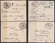 F-EX48587 INDIA REVENUE BIKANER FEUDATARY TICKET STAMPS LOT OF 9.  - Andere & Zonder Classificatie