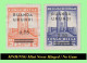 1942 ** RUANDA-URUNDI RU 124/125 MNH/NSG KING ALBERT MOMUMENT+OVERPRINT ( X 2 Stamps ) NO GUM - Neufs