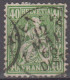 Suisse  1862    40.c  Vert    Y.et.T. 39   Oblitéré  Avec Cachet GENEVE Le 12 Mai 1866   Scan Recto-verso - Usados
