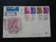 Registered FDC With Tabs Kfar Sirkin Israel 1956 - Gebraucht (mit Tabs)