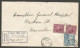 1945 Registered Cover 13c War/Airmail CDS Hamilton Ontario Sub No 15 Local - Postgeschichte