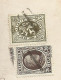 280 Op Kaart Stempel HOLLOGNE-AUX-PIERRES ,getaxeerd (taxe) 196+280 (mixte !!) Voorzien Van 'T' Met Stempel - Brieven En Documenten