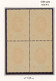 Croix-rouge - N°132A En Bloc De 4** (MNH) + Variété : Frange Sous Le U De BELGIQUE - 1914-1915 Rode Kruis