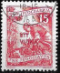 TRIESTE B - 1953 - MESTIERI - 15 D - VARIETA' (VEDI NOTA) USATO ( YVERT N.C. - MICHEL 92II - SS 79/I) - Oblitérés