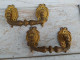 Anciennes Poignées Meuble Bronze Doré Style Louis XVI Signées Muller / Piano Malle Coffre - Trunks
