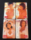 Mint Singapore SMRT TransitLink Metro Train Subway Ticket Card, Triumph Bra 2, Set Of 4 Mint Cards With Folder - Singapore