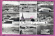 CPSM PLOEMEUR 56 - Souvenir L'eglise  Multivue Plage Port Fort Bloqué Voyagé 1964 - Ploemeur