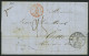 HAMBURG TT PA 1846, HAMBURG Th.&T., K3 Auf Brief Nach Frankreich, Roter TOUR-T STRASB., K2 STRASSBOURG A BALE Und Andere - Prephilately