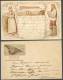 HELGOLAND 14c,d BRIEF, 1889/90, 10 Pf. Bläulichgrün/rötlichkarmin Und Hellgrün/rot, Je Auf Ansichtskarte, Pracht - Héligoland