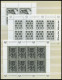 LOTS , 1988-98, Postfrische Partie Schwarzdrucke Bzw. 1 Buntdruck, Mit 13 Blocks Und 13 Einzelwerten, Dabei Mi.Nr. 2032, - Collections