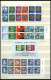 LOTS VB O, 1962-71, Saubere Partie Verschiedener Zentrisch Gestempelter Viererblocks, Nur Komplette Ausgaben, Pracht, Mi - Collections