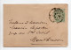 - Entier Postal NARBONNE Pour MONTBRISON - 5 C. Vert-bleu Type Blanc - Date 327 - - Standard Covers & Stamped On Demand (before 1995)