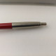 Delcampe - Parker Jotter Vintage Ballpoint Pen Red Chrome Trim  Made In UK U.III #5496 - Pens