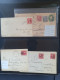 Delcampe - Cover 1850-1920 Ca. About 140 Covers/postal Stationery Including Stampless In Ring Binder - Andere & Zonder Classificatie