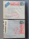 Delcampe - Cover , Airmail 1930-1970c. Collection Of Covers/postcards With O.A.T. Postmarks (Onward Air Transmission - Approx. 230  - Sammlungen (im Alben)