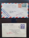 Delcampe - Cover , Airmail 1930-1960c Collection Of Jusqu'à Handstamps And Similar Route Indications In English (approx. 160 Covers - Sammlungen (im Alben)