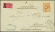 Cover 15 Cent Oranjebruin Op Aangetekende Envelop Met Het Eerste Verticale Strookje Van Almelo 23-10-1883 Naar Utrecht,  - Autres & Non Classés