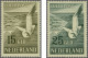 Airmail , Unmounted Mint Meeuwen 15 En 25 Gulden, Cat.w. 600 - Airmail