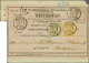 Cover 1 Gulden Lichtbruin En 1½ Gulden Geel Op Postbewijs Van Meppel 22-10-1896 Naar Amsterdam, Pracht Ex. (klein Stukje - Andere & Zonder Classificatie