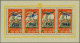 Unmounted Mint , Block Flemish Legion 4x 50F With 1943 Airplane Overprint In Sheetlets Of 4, Cat.v. 1900 - Erinnophilia [E]