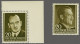 Unmounted Mint Generalgouvernement 1943, Hans Frank 20 Groszy Dark Olive Brown With Sheet Corner Margin, British Propaga - War And Propaganda Forgeries