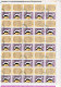 1960 - O.N.U.  /feuille Complète COMPLÈTE X 100 - Full Sheets & Multiples