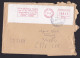 Russia: Cover, 2004, Meter Cancel, Postal Cancel Received In Damaged Condition (damaged) - Lettres & Documents