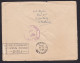 Rhodesia & Nyasaland: Cover To USA, 1955, 1 Stamp, Forwarded, Returned, Finger Retour Cancel (minor Damage) - Rhodésie & Nyasaland (1954-1963)