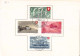 Schweiz Suisse Pro Patria 1947: Folder Mit Zu WII 34-37 Mi 480-483 Yv 437-440 Mit ⊙ BERN 1.VIII.47 (Zu CHF 45.00) - Lettres & Documents