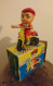 ENFANT SUR MOTO EN TOLE AVEC SA CLE 1965 ESPAGNE AVEC BOITE JOUET N°304 VERCOF - Toy Memorabilia