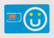 UGANDA  - Smiley Face Unused Chip SIM Phonecard - Ouganda