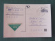 Czech Republic 1994 Stationery Postcard Hora Rip Mountain Sent Locally - Lettres & Documents