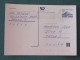 Czech Republic 1994 Stationery Postcard Hora Rip Mountain Sent Locally From Prague, Avocado (?) Slogan - Briefe U. Dokumente