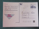 Czech Republic 1994 Stationery Postcard Hora Rip Mountain Sent Locally From Prague, Avocado (?) Slogan - Lettres & Documents