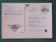 Czech Republic 1994 Stationery Postcard Hora Rip Mountain Sent Locally From Prague, Avocado (?) Slogan - Covers & Documents