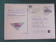 Czech Republic 1994 Stationery Postcard Hora Rip Mountain Sent Locally From Prague, Avocado (?) Slogan - Covers & Documents