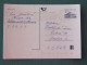 Czech Republic 1994 Stationery Postcard Hora Rip Mountain Sent Locally From Prague, Avocado (?) Slogan - Covers & Documents