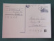 Czech Republic 1994 Stationery Postcard Hora Rip Mountain Sent Locally From Prague, Avocado (?) Slogan - Covers & Documents