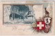 Wildkirchli Prägekarte Mit Relief  - Gelaufen 1910 Ab Weissbad Nach Rebstein - Schwende