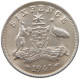 AUSTRALIA 6 PENCE 1941 #s091 0465 - Sixpence