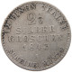 GERMAN STATES 2 1/2 SILBERGROSCHEN 1843 A BRANDENBURG PREUSSEN Friedrich Wilhelm IV. 1840 - 1861 #s101 0185 - Taler En Doppeltaler
