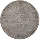 GERMAN STATES 2 1/2 SILBERGROSCHEN 1859 A BRANDENBURG PREUSSEN Friedrich Wilhelm IV. (1840-1861) #s094 0351 - Taler & Doppeltaler