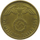 GERMANY 5 REICHSPFENNIG 1937 A DEZENTRIERT #s091 0625 - 5 Reichspfennig