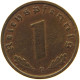 GERMANY 1 REICHSPFENNIG 1938 G #s096 0127 - 1 Reichspfennig