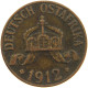 GERMANY HELLER 1912 J EAST AFRICA OSTAFRIKA #s100 0351 - Duits-Oost-Afrika